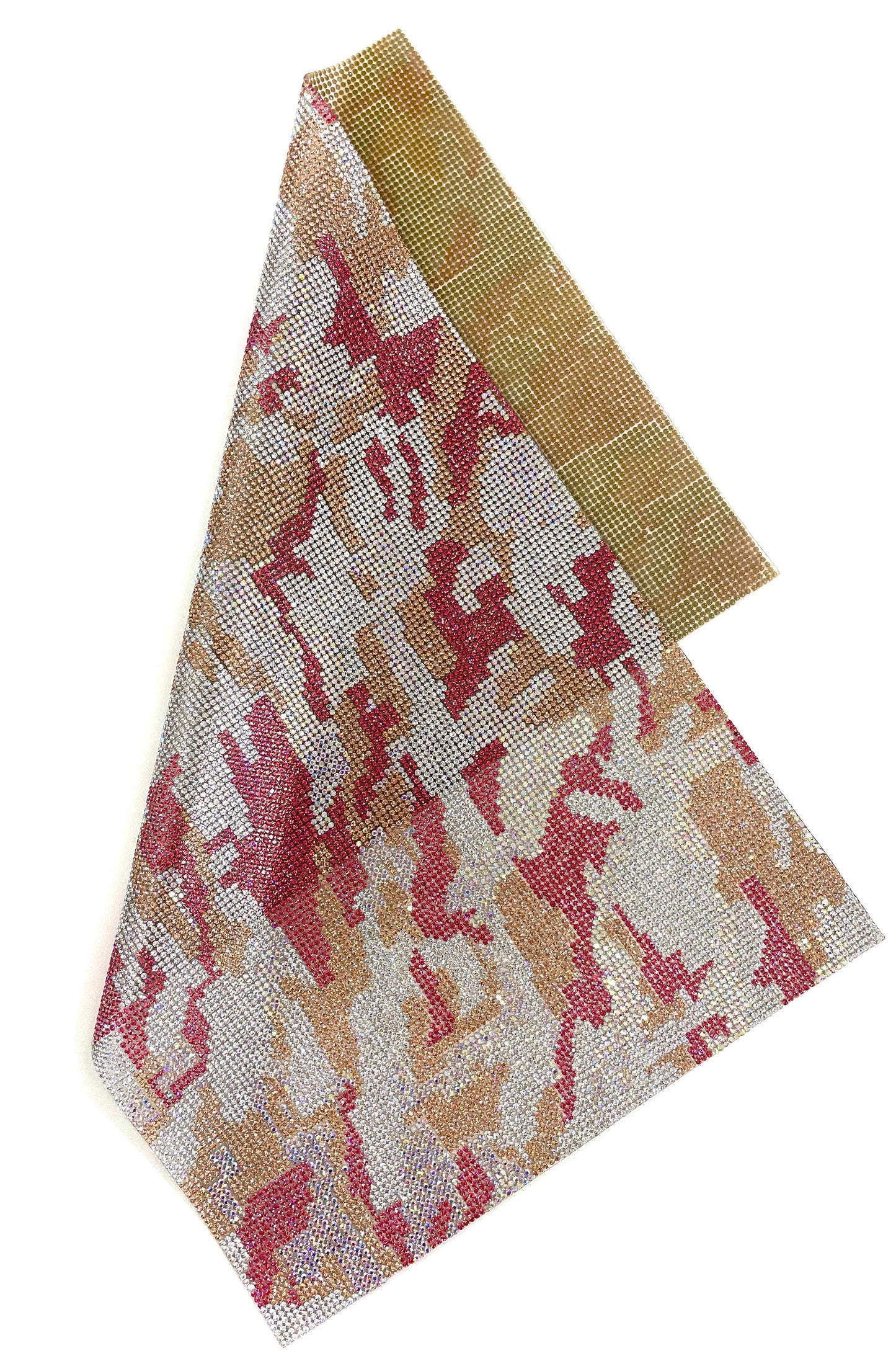 Hot-fix Camouflage Rhinestone Sheet 9 1/2 in x 15 1/2 in