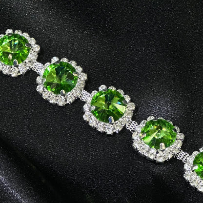 Pointy Sunflower rhinestone trim LA-323 by yard