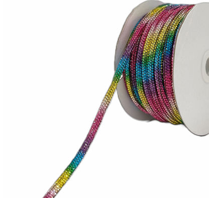 6MM Rhinestone Rope By Roll | 20 Yards