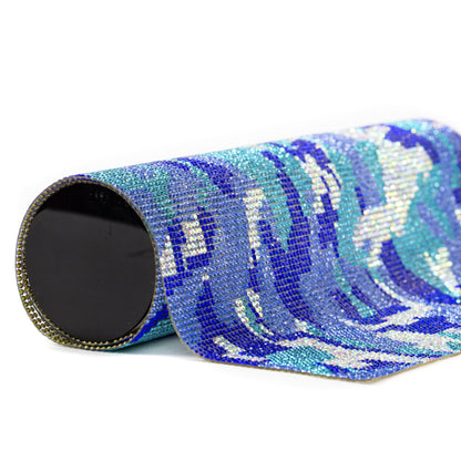 Hot-fix Camouflage Rhinestone Sheet 9 1/2 in x 15 1/2 in