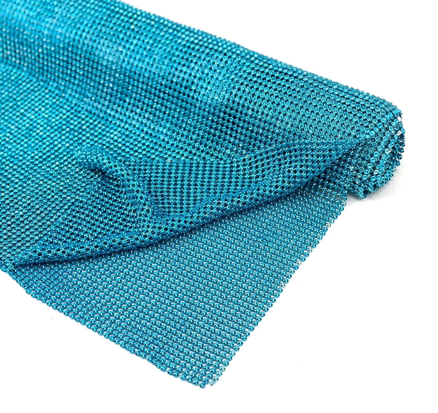 Aquamarine Rhinestone Chainmail