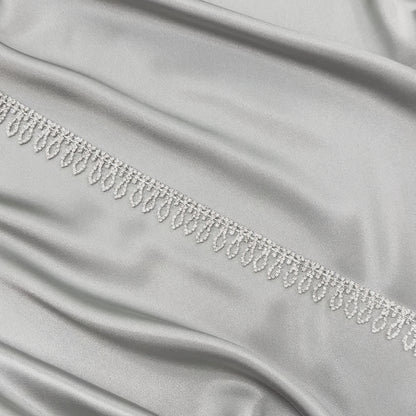 Rhinestone trim hoop fringe ML-162 by yard