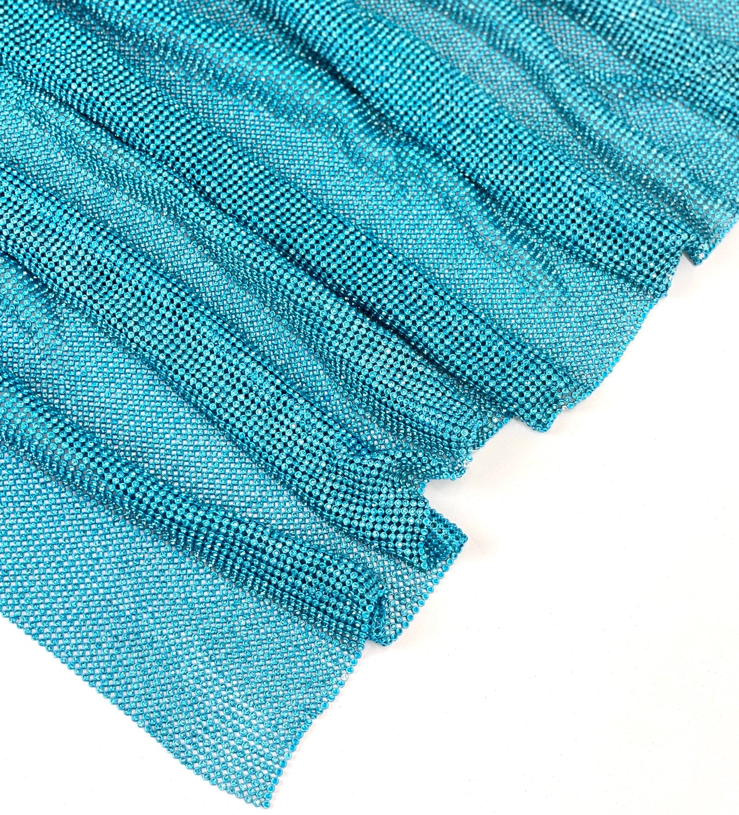 Aquamarine Rhinestone Chainmail