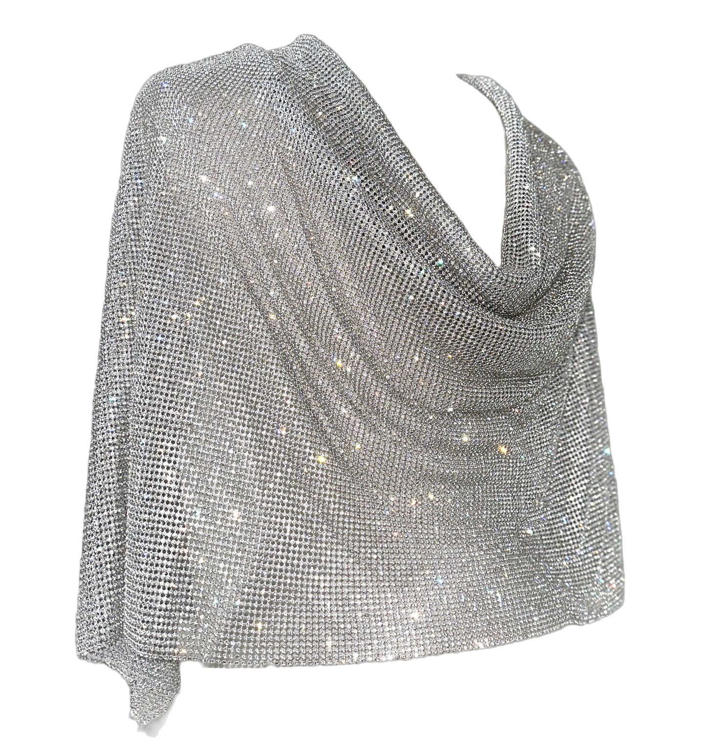 Crystal Rhinestone Metal Chainmail