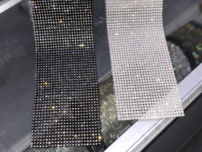 24Line Elastic Rhinestone Banding - Stretches Vertically