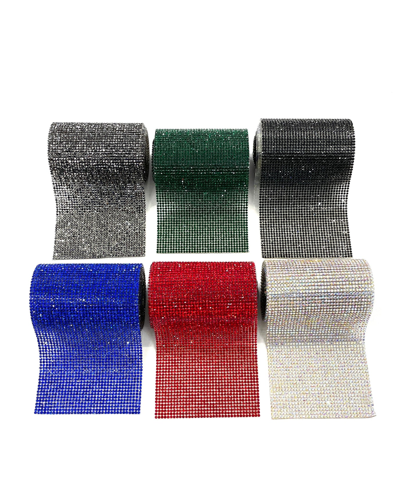 Iron on rhinestone sheets SS6 Hot-Fix Crystal Strips DIY