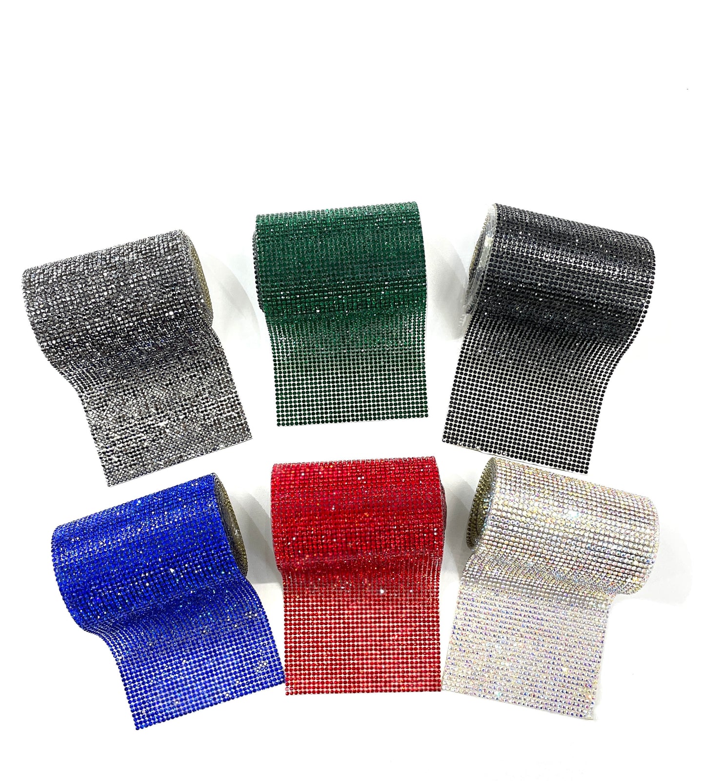 Iron on rhinestone sheets SS6 Hot-Fix Crystal Strips DIY