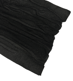 Black Rhinestone Chainmail fabric