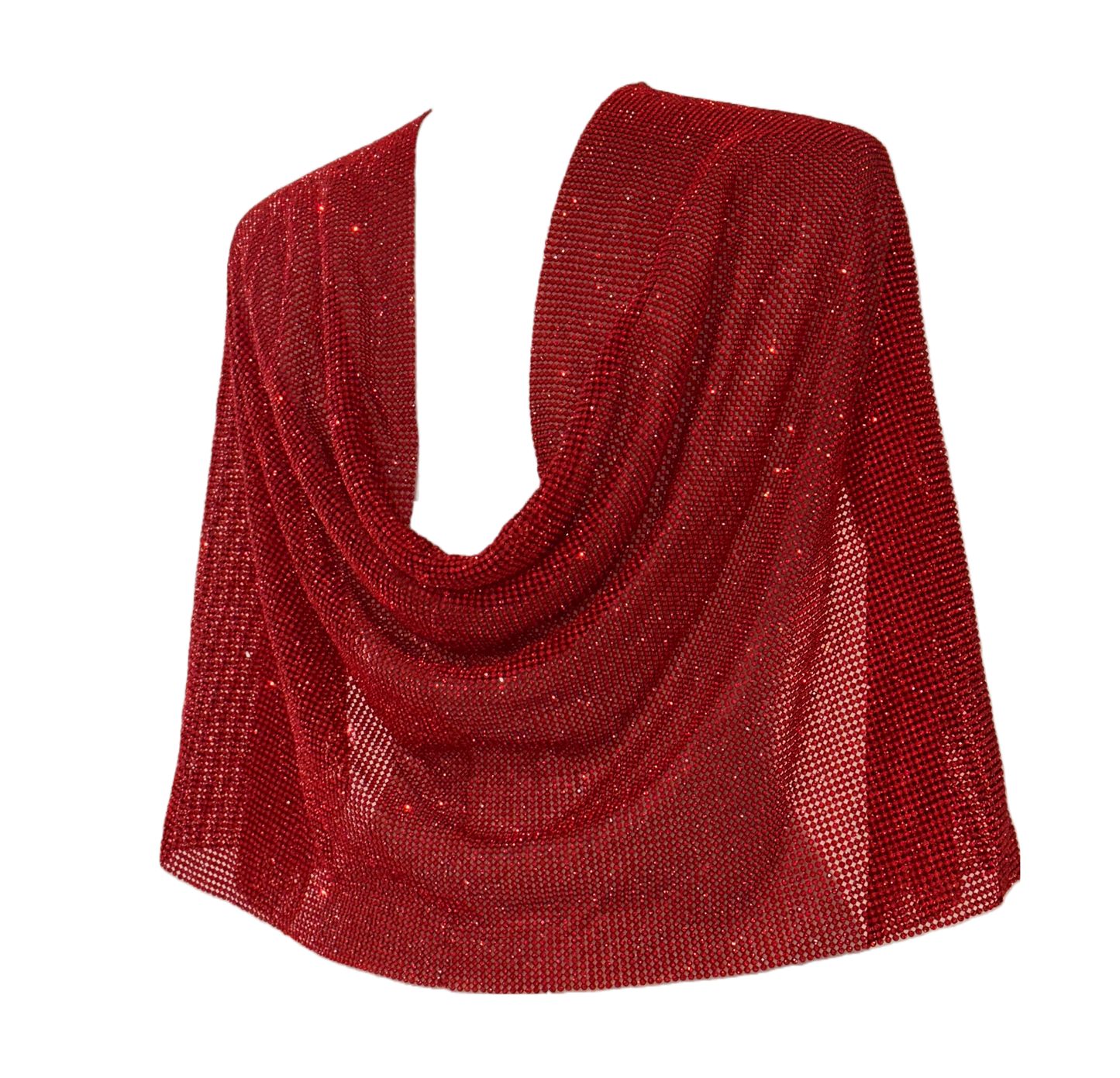 Siam Red Rhinestone Chainmail